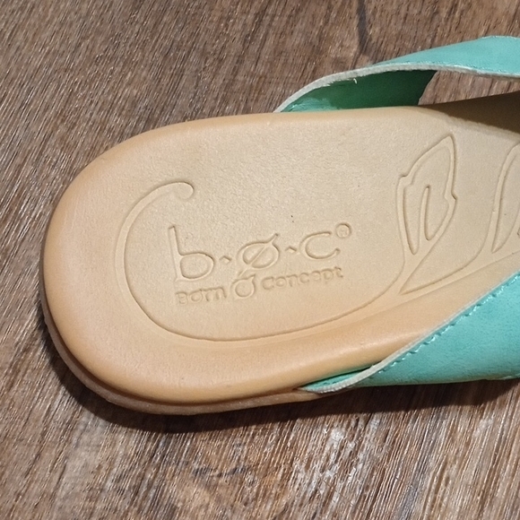 b.o.c. born concept Chic Aqua And Turquoise With A fresh Look Floral Sandals - Picture 3 of 7